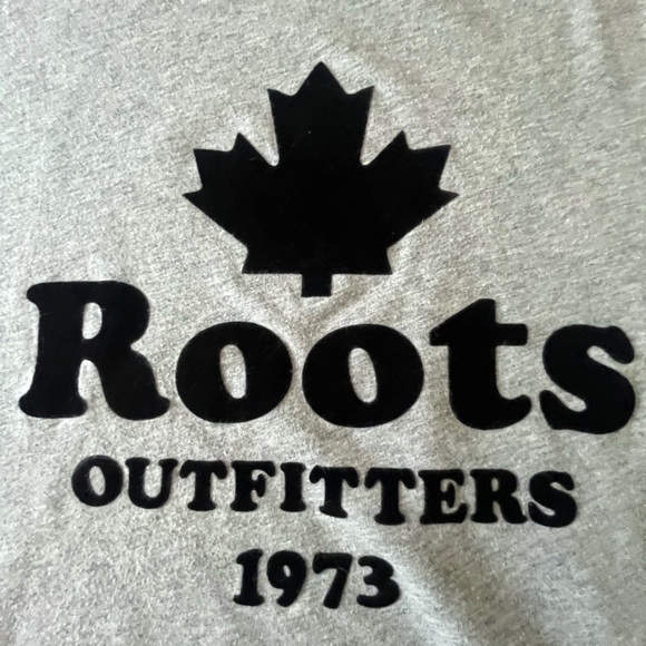 (M) ROOTS sweat top Heather Grey Oversized - Picture 2 of 5